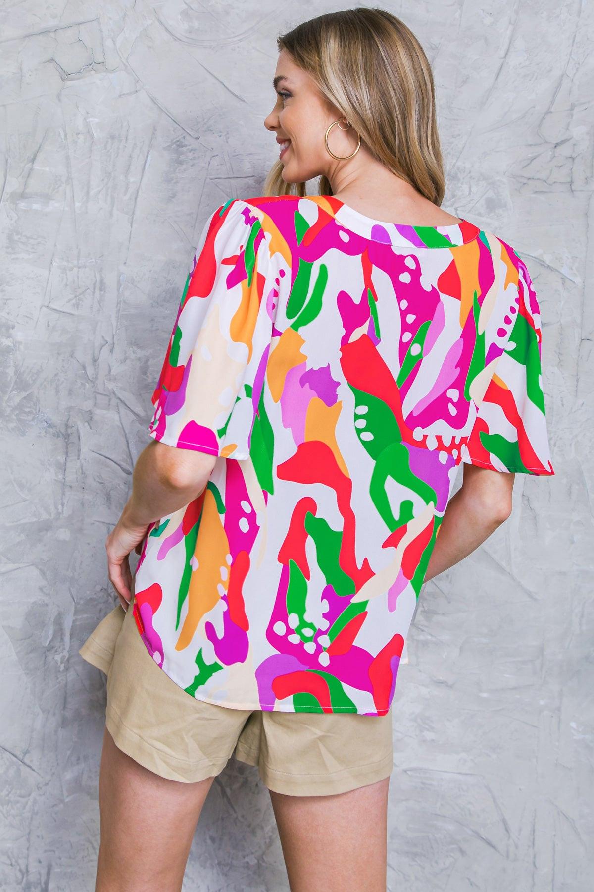 STYLISH SUMMER WOVEN TOP.