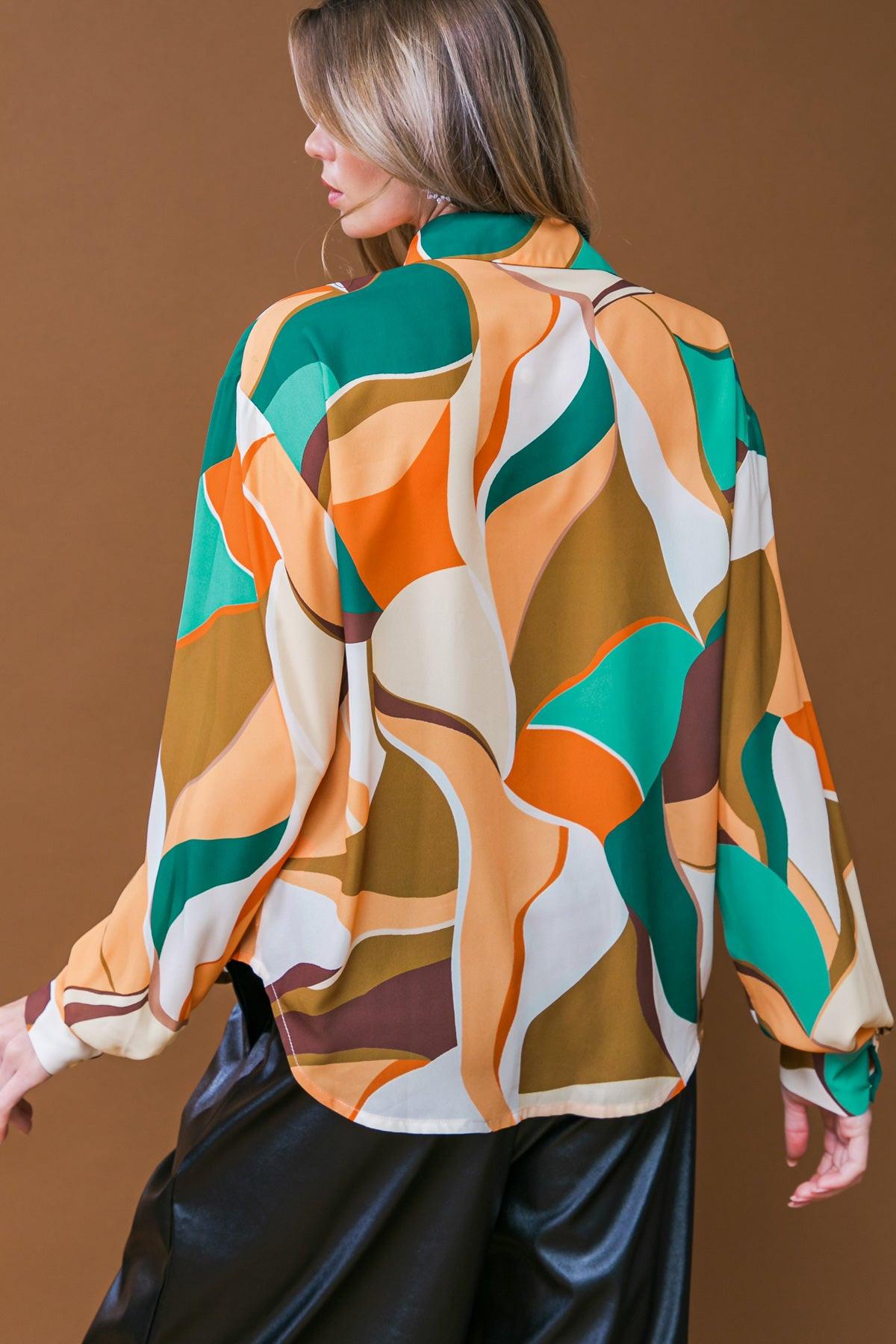 LOVINGLY YOURS WOVEN TOP.