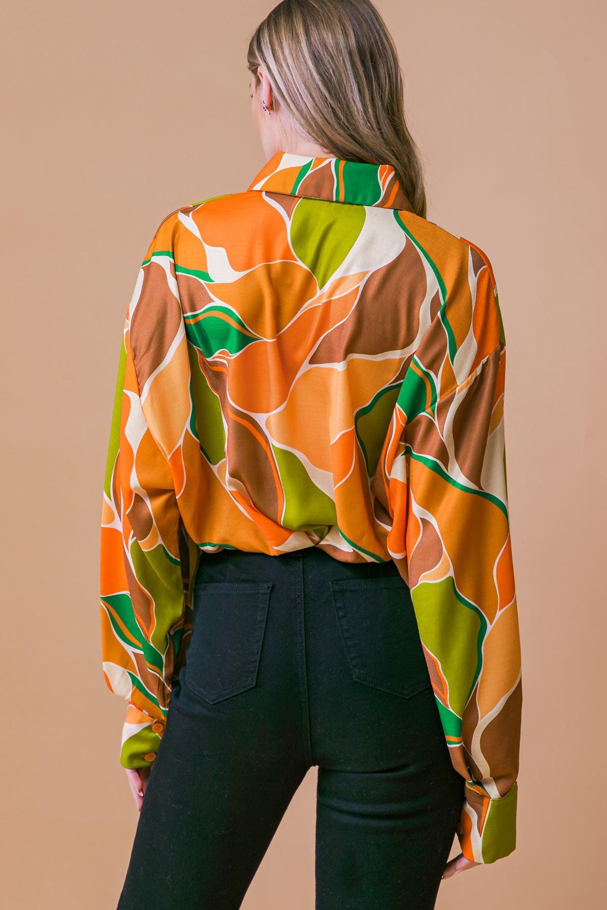 SWEETEST ENTRANCE WOVEN TOP.