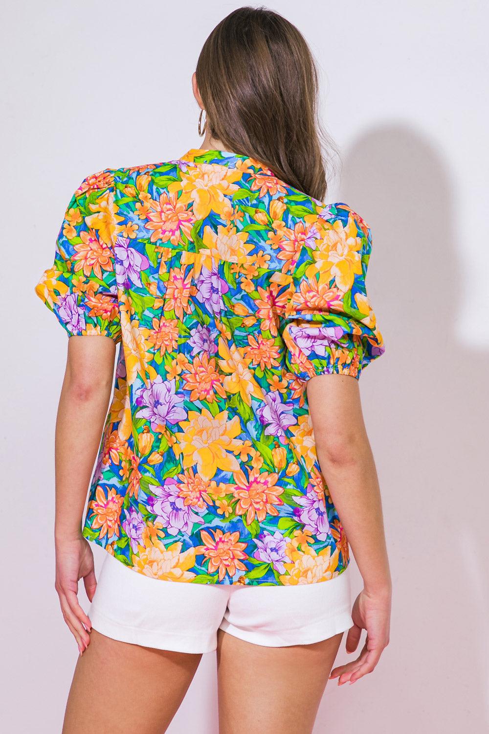 GRATEFUL LIFE WOVEN TOP.