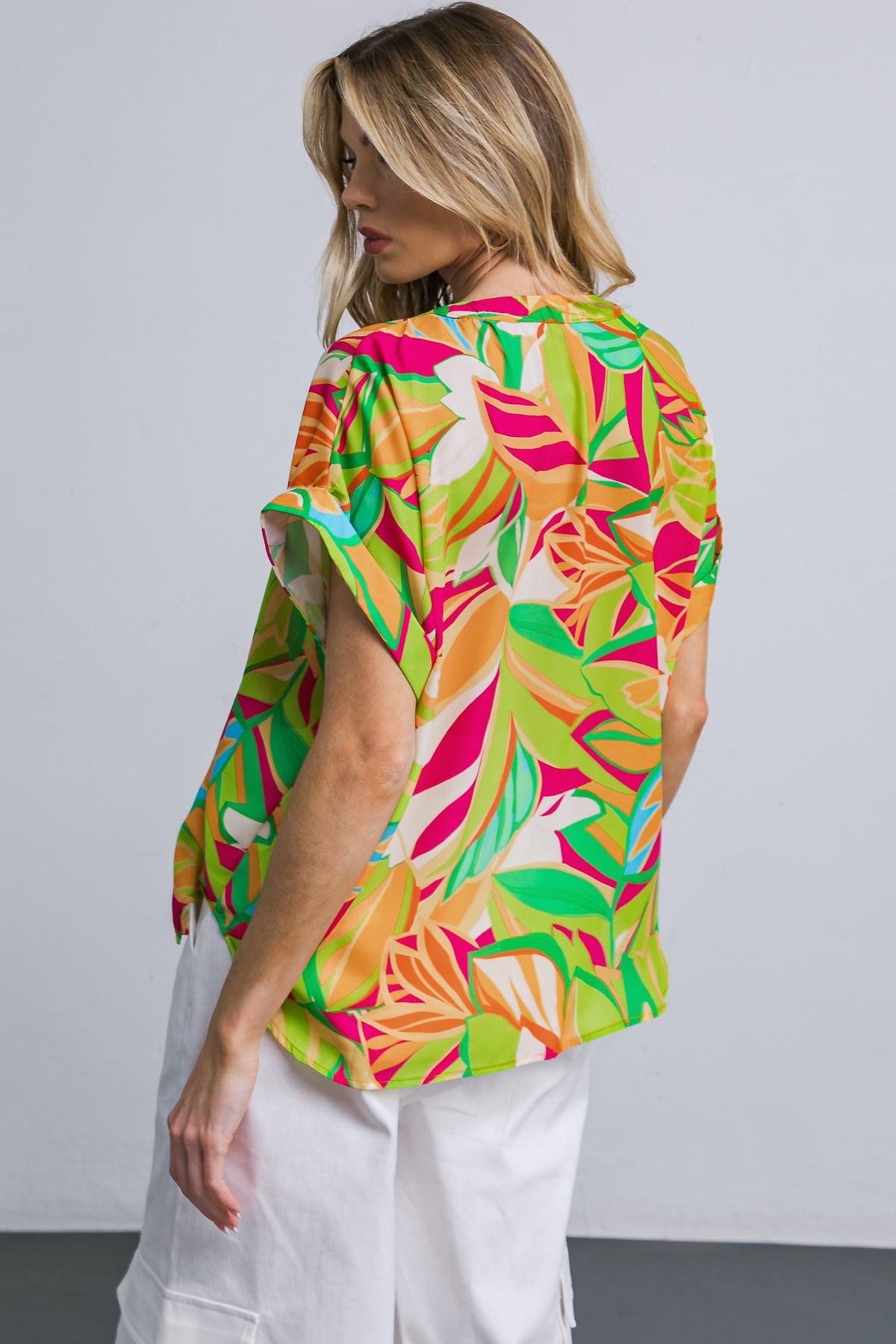 FAVORITE ICON WOVEN TOP.
