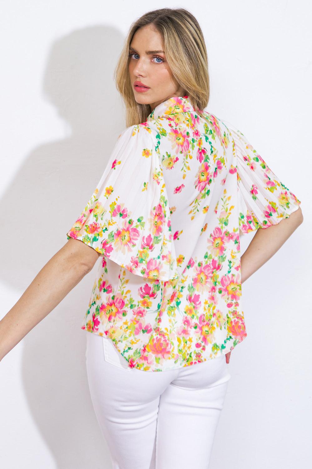 DON'T OVERTHINK IT WOVEN TOP.