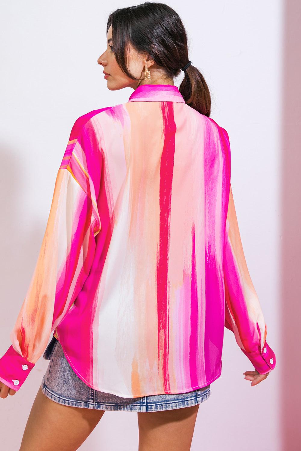 TAKE THE LEAD WOVEN TOP.