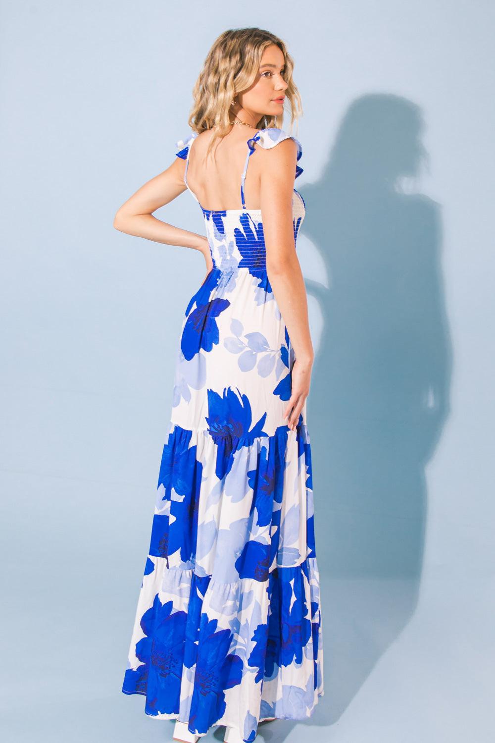 FEEL LIKE MOVING FLORAL MAXI DRESS l FLYING TOMATO – Flying Tomato