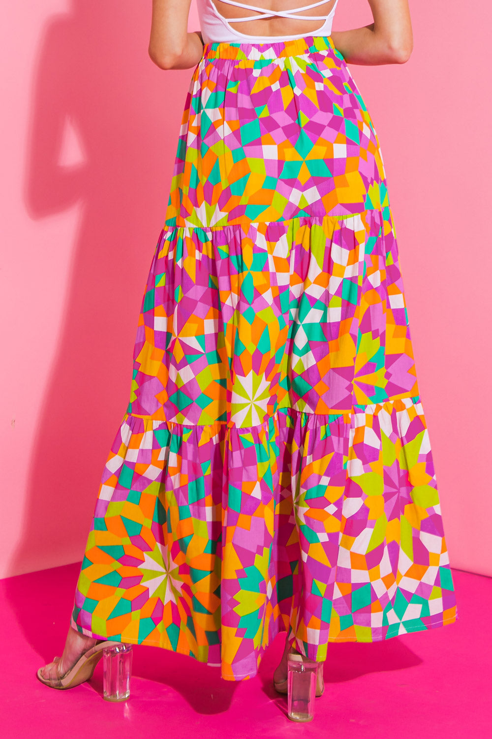 THE FLOWER FIELDS AT POPLIN SKIRT