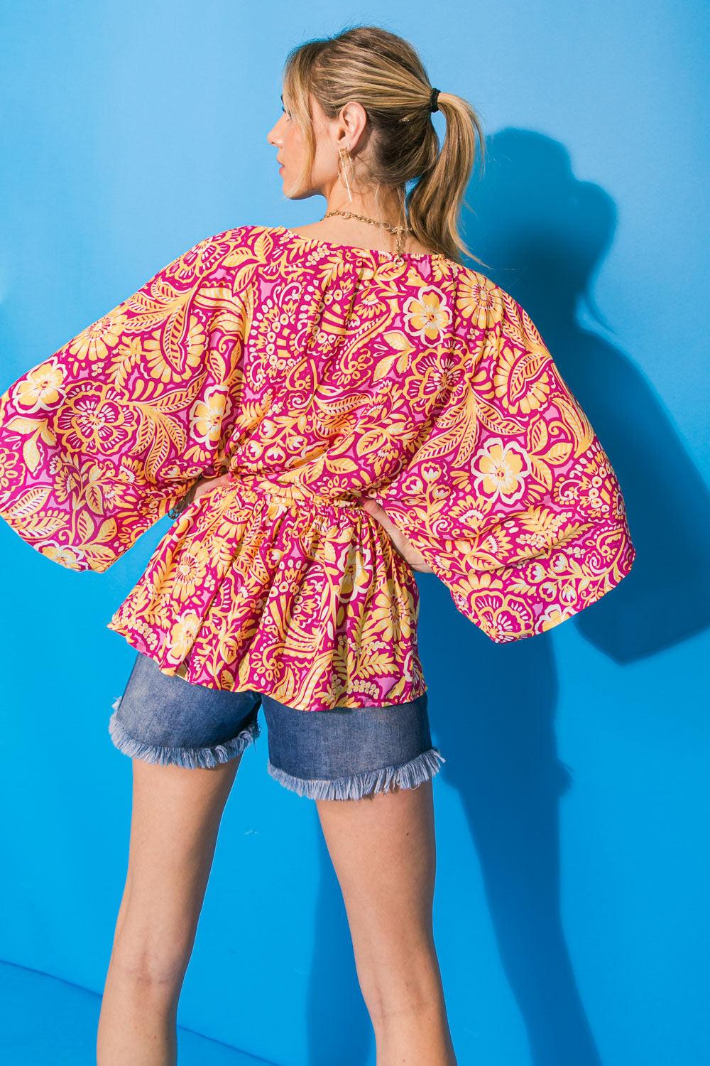 GIFT OF LOVE WOVEN TOP.