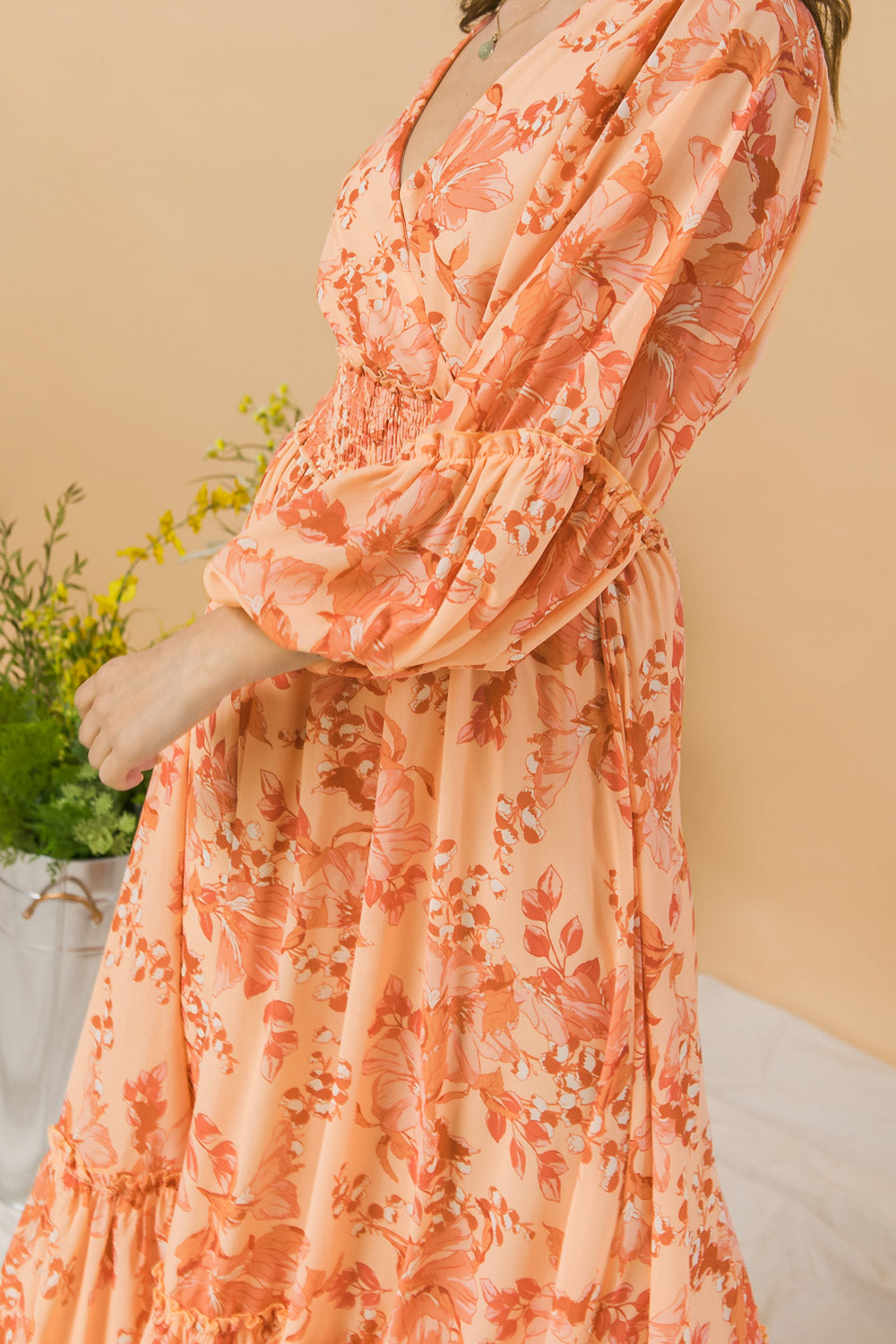 SWEET FOR SPRING HI-LO MAXI DRESS