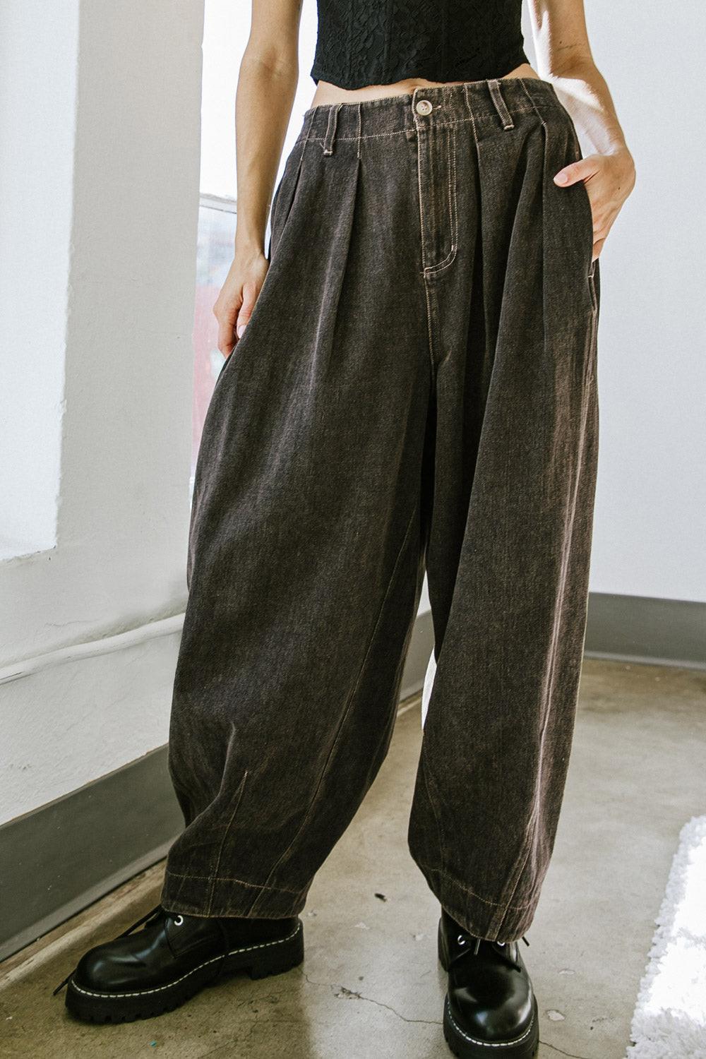 STUCK IN YOUR WAYS DENIM PANTS.