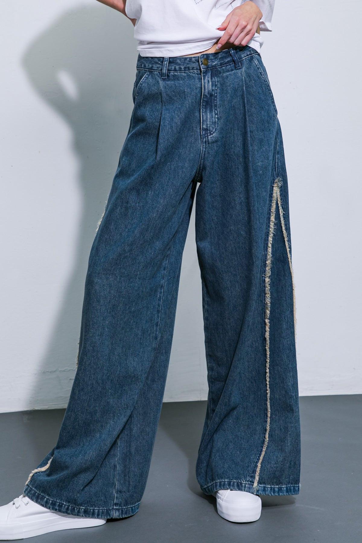 ALL OR NOTHING WASHED DENIM.