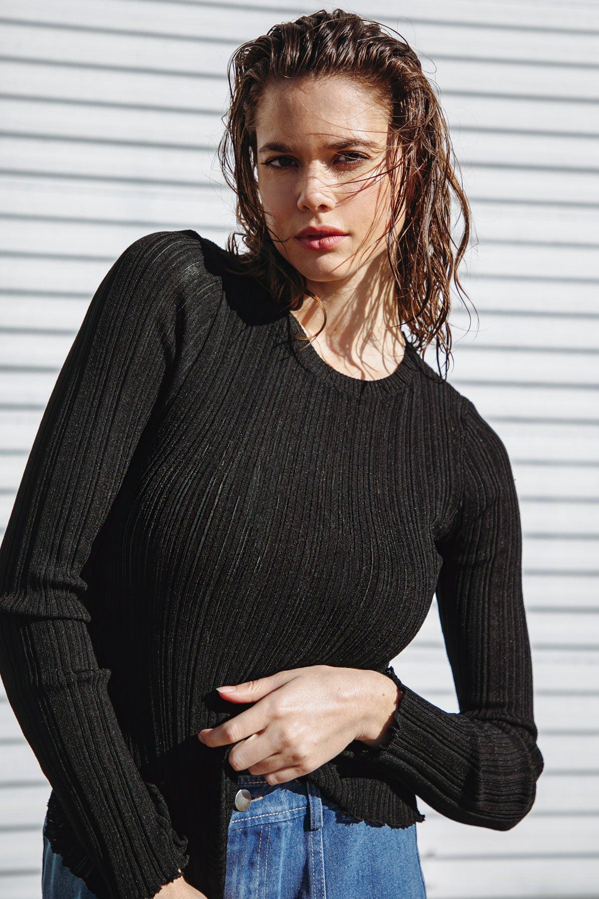 ALL BETS ARE OFF SWEATER TOP.
