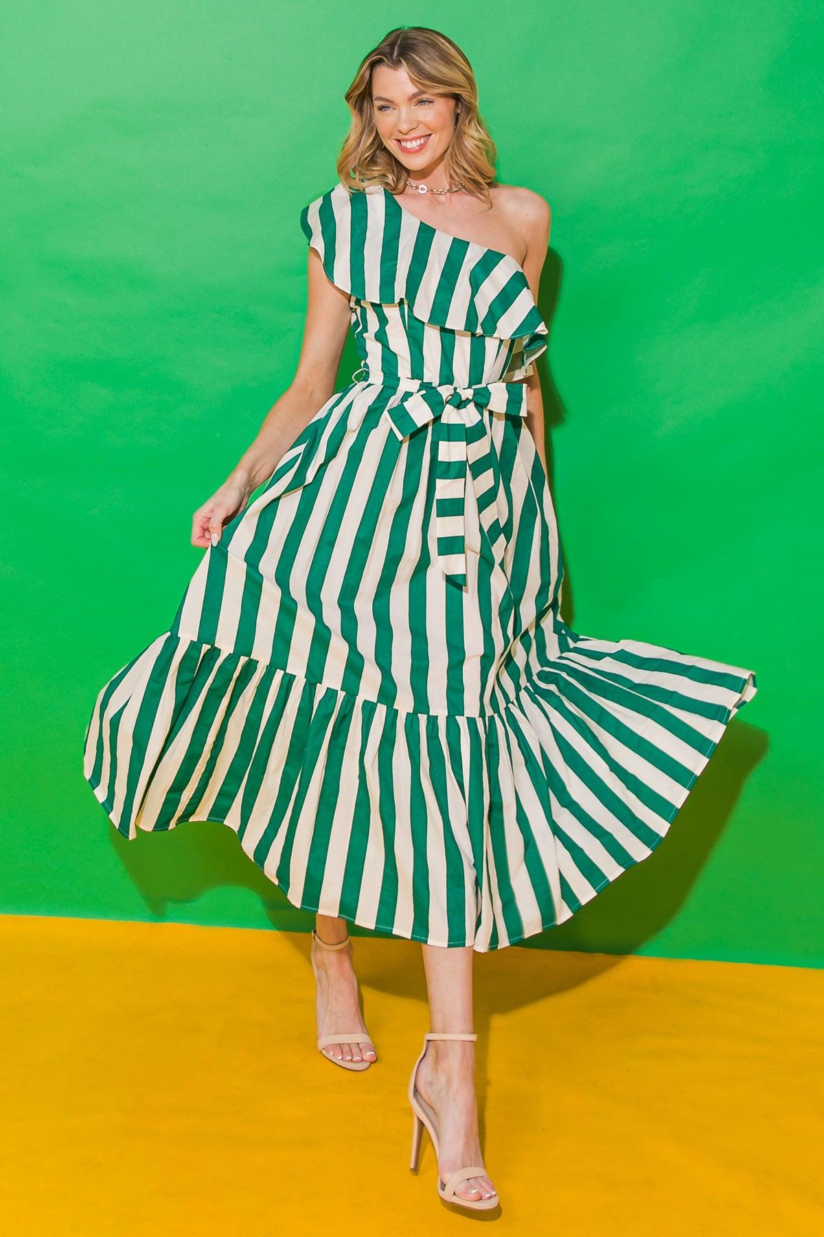DAYS LIKE THESE POPLIN MIDI DRESS.