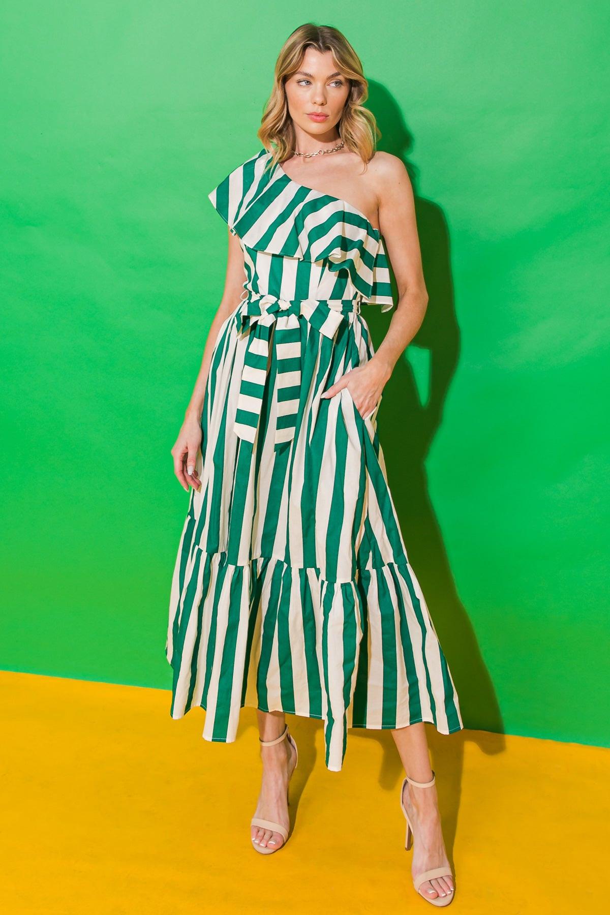 DAYS LIKE THESE POPLIN MIDI DRESS.