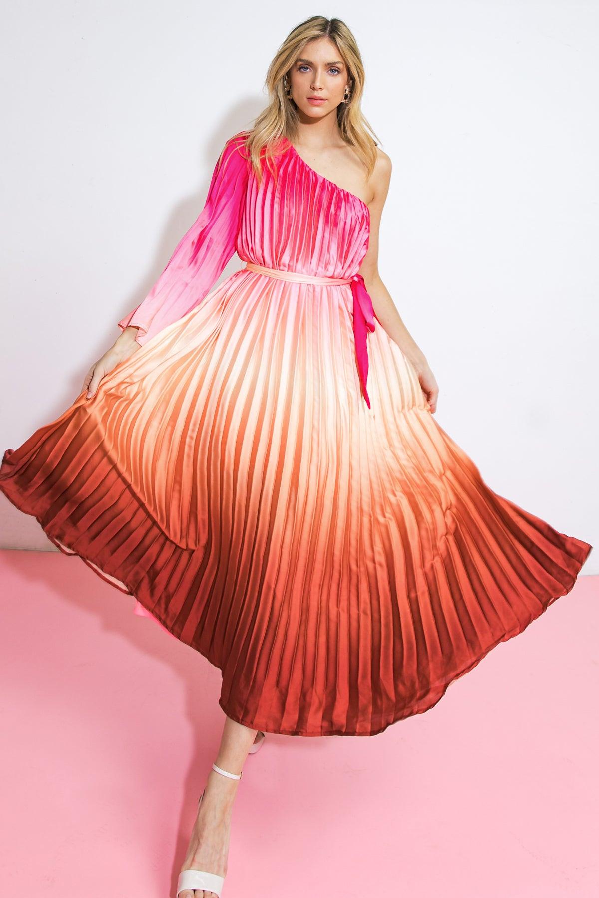 YOU'RE MY LOVER WOVEN MIDI DRESS.