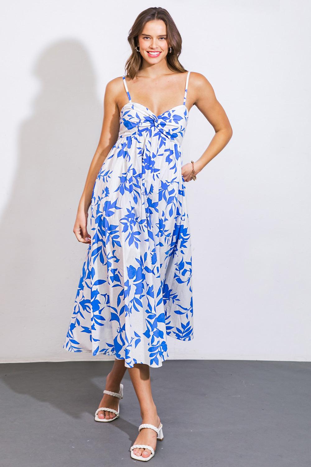 ACTIVE HIBERNATION WOVEN MIDI DRESS.