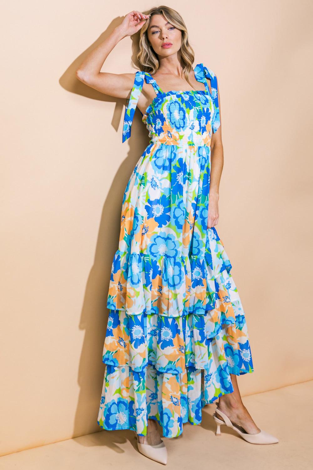NO MATTER WHERE WOVEN MAXI DRESS.