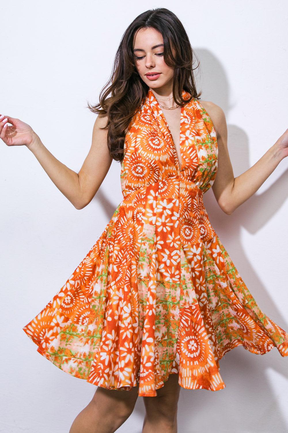 CAPITOLA DATES WOVEN DRESS.