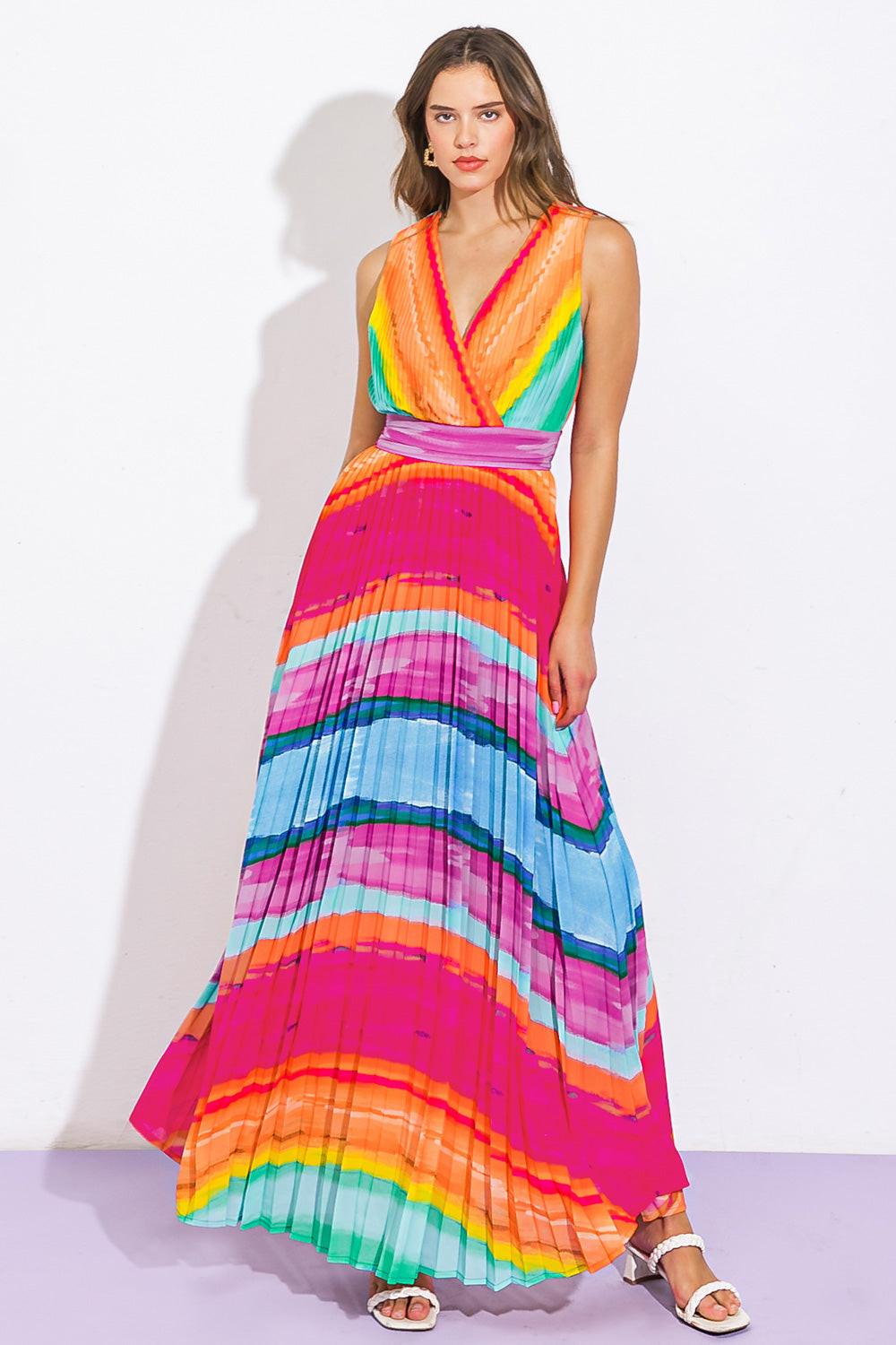 SHORE VACAYS WOVEN MAXI DRESSS.