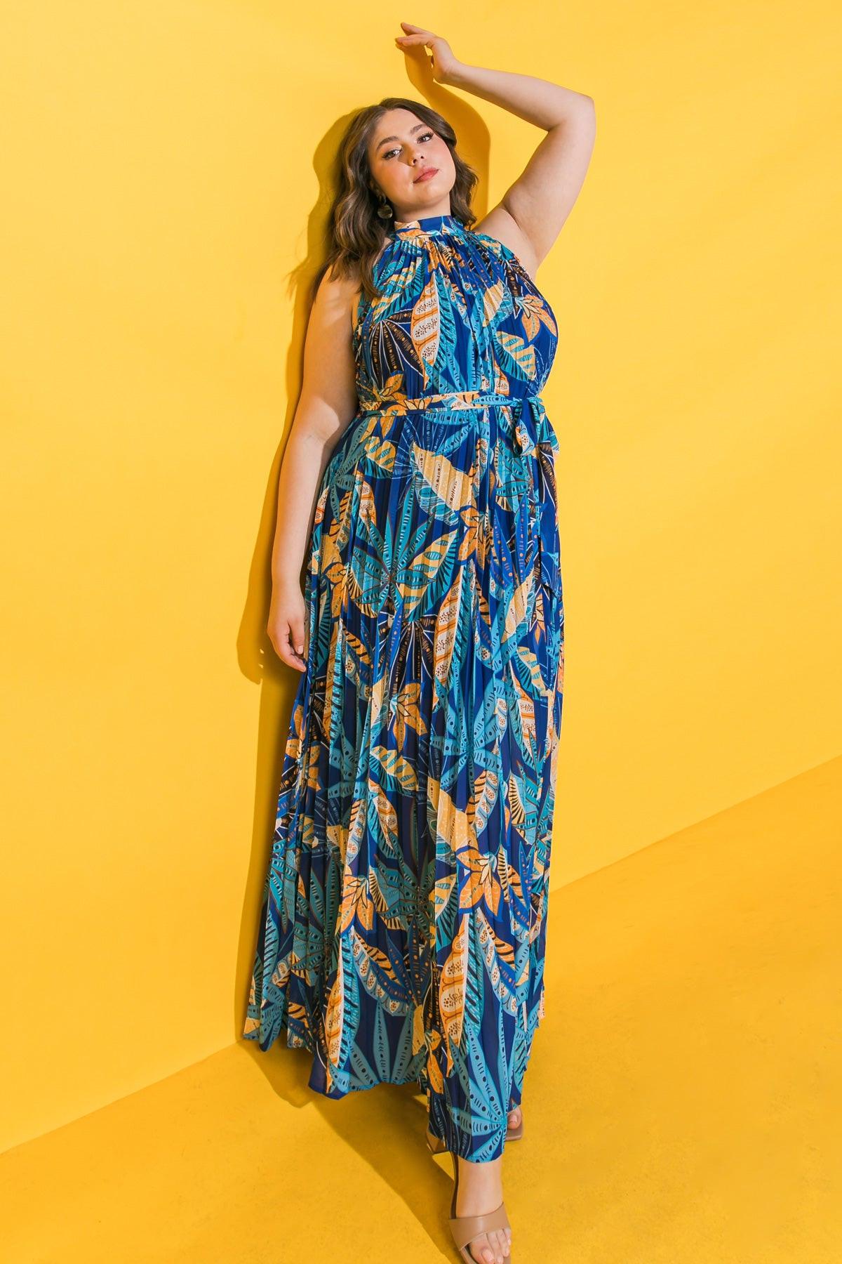 LET'S CELEBRATE TONIGHT WOVEN MAXI DRESS.