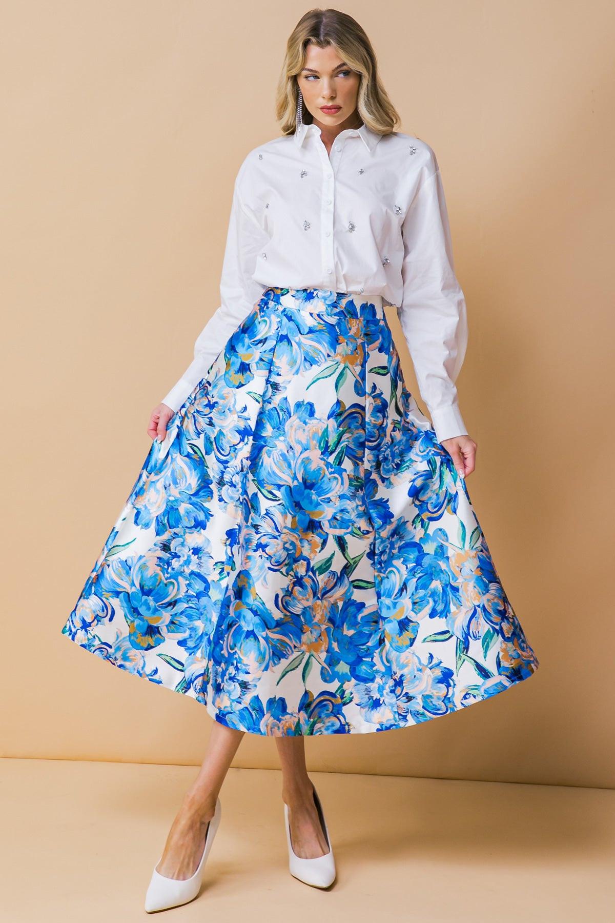 LIMITLESS RADIANCE WOVEN SKIRT.