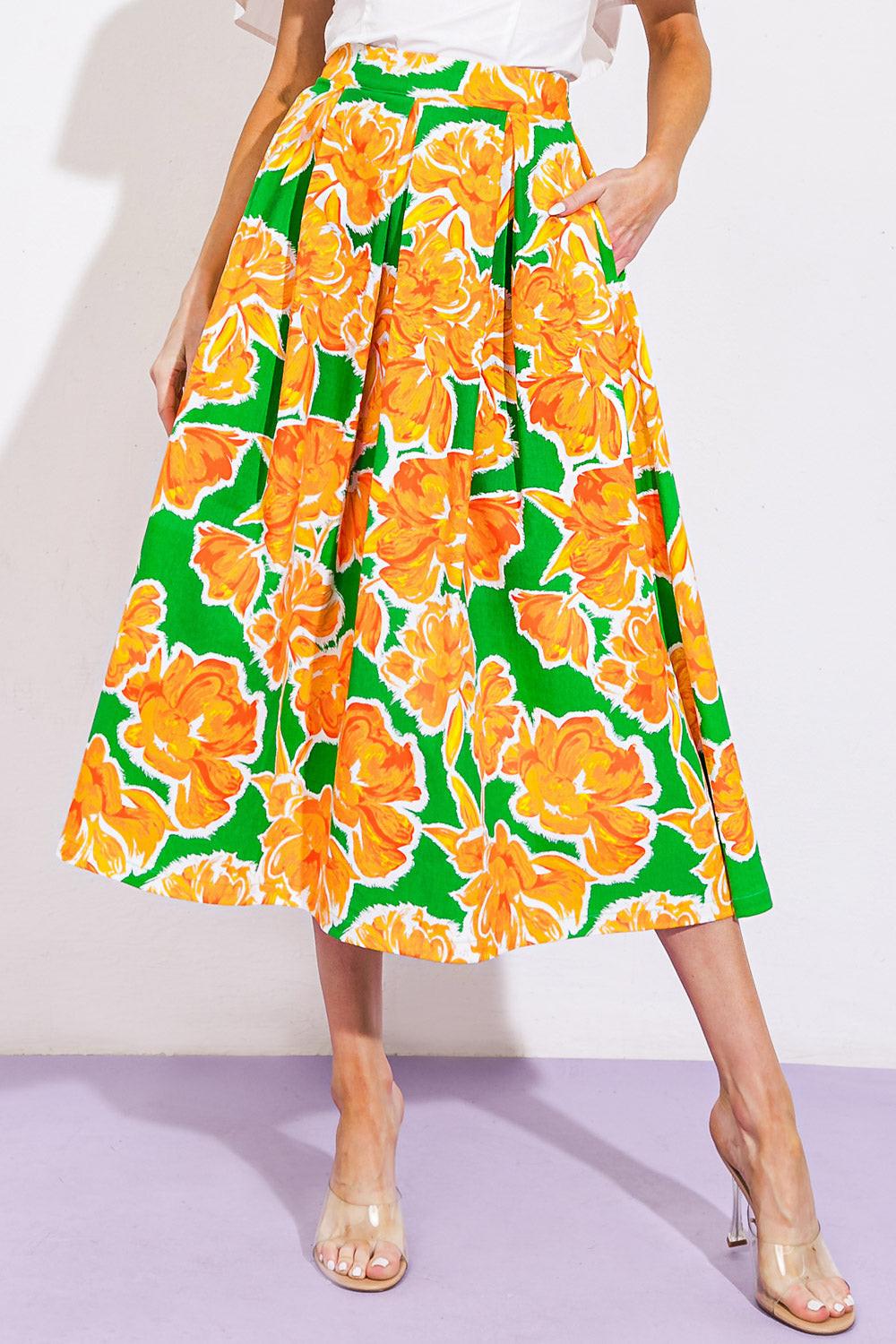 LIVE YOUR TRUTH WOVEN SKIRT.