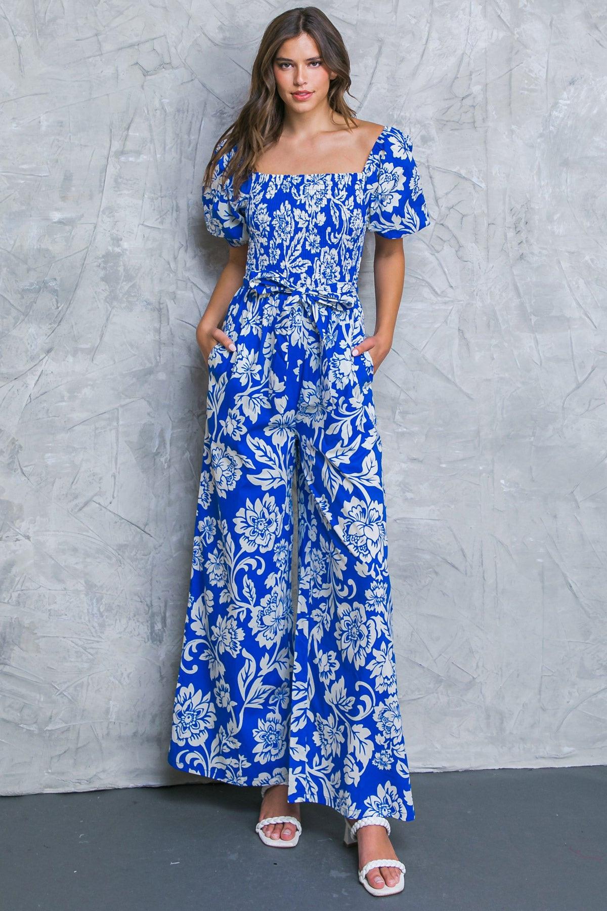 SOMEONE YOU LOVED WOVEN JUMPSUIT.