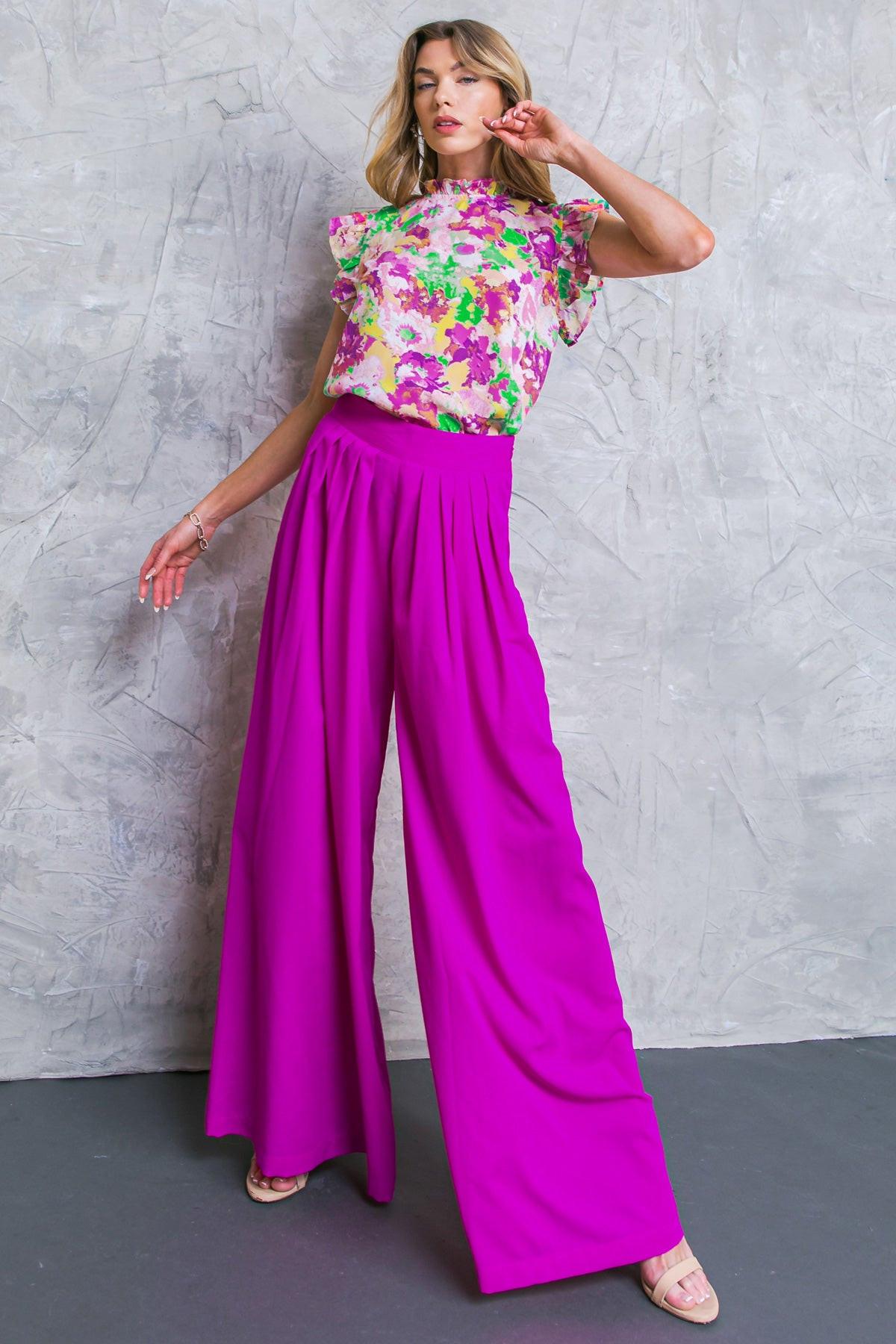 AT THE WISHING WELL WOVEN PANTS.