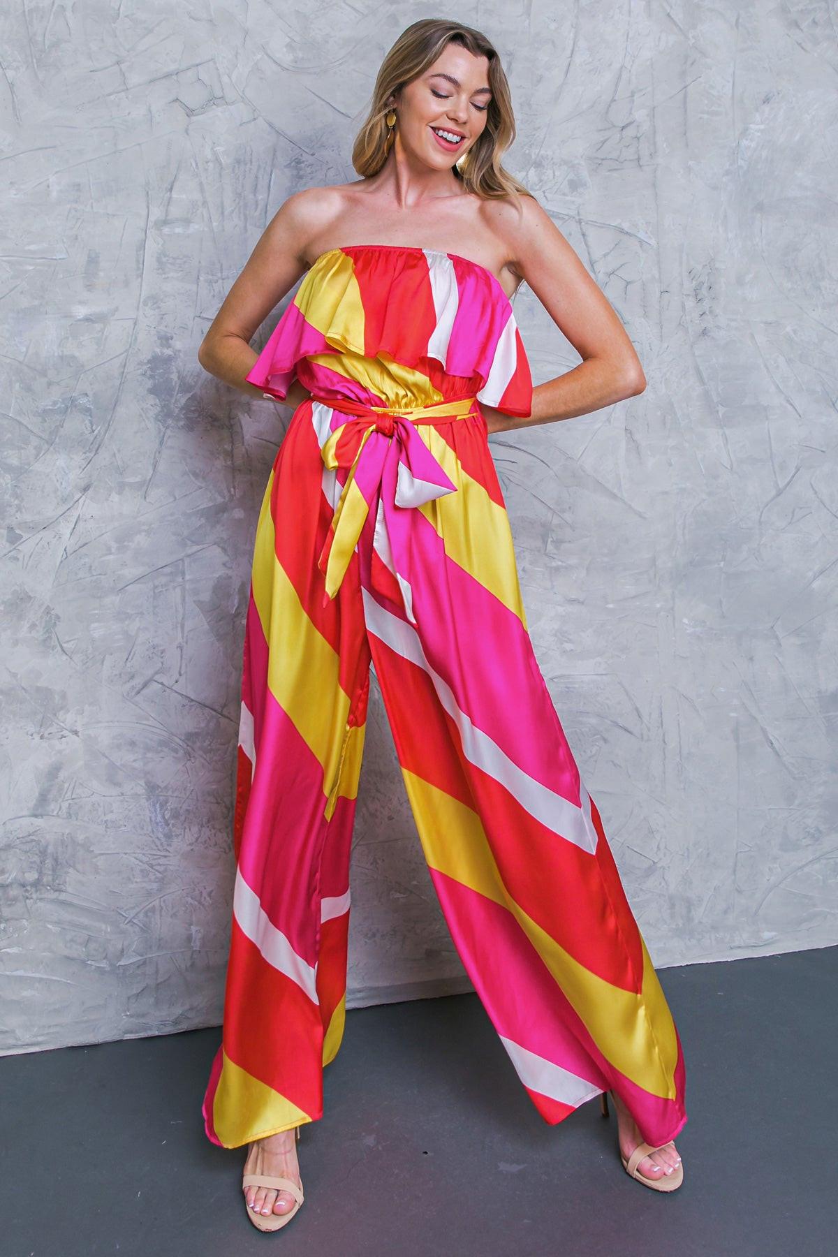 BROADWALK DREAM WOVEN JUMPSUIT.