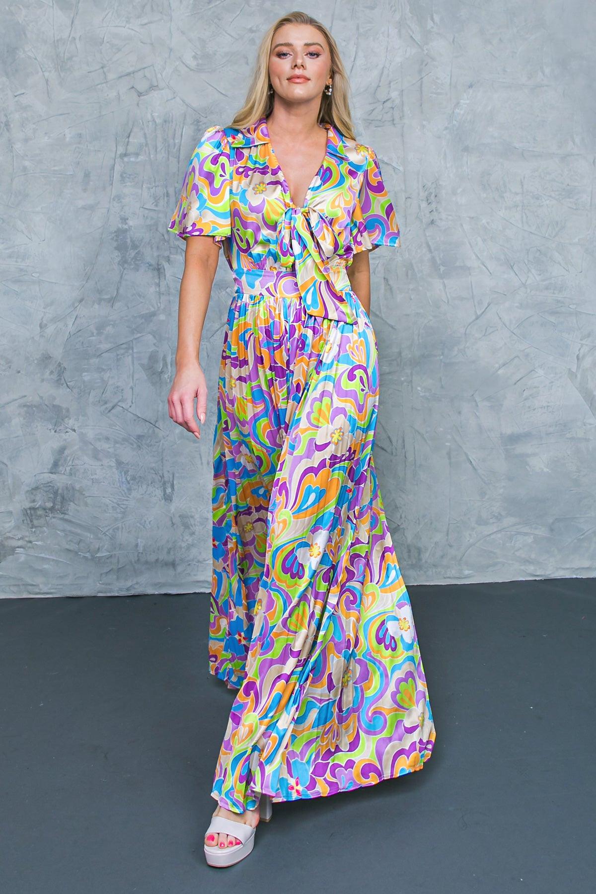 A SECRET PLACE WOVEN JUMPSUIT.