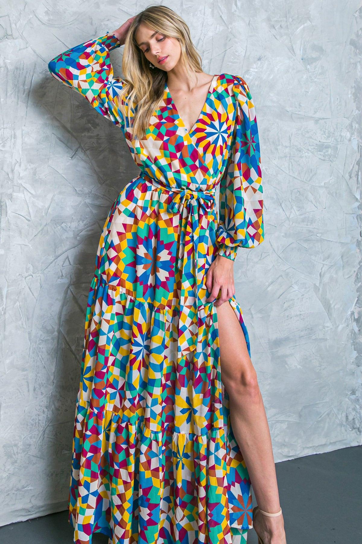 EVERYTHING I LOVE WOVEN MAXI DRESS.