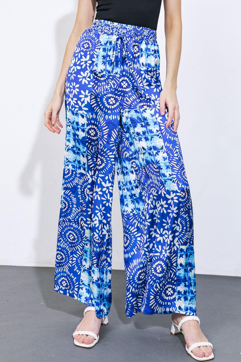 BEAUTIFUL BORDERS WOVEN PANTS.