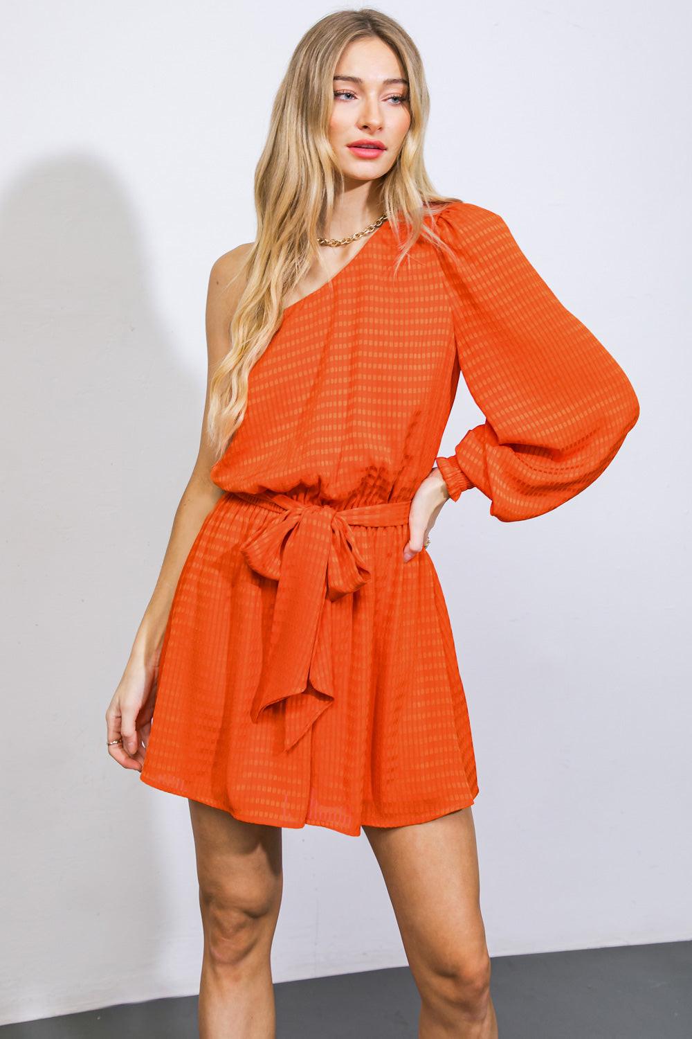 UNEXPECTED SURPRISE WOVEN ROMPER.