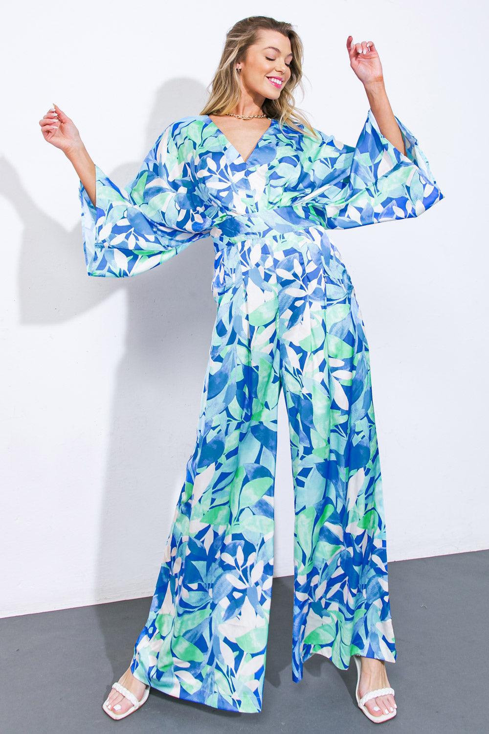 WIN THE CROWD WOVEN JUMPSUIT.