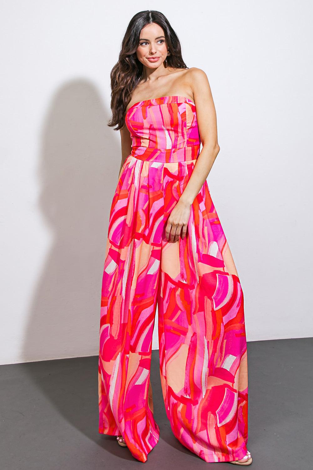 SOMEBODY LOVES WOVEN JUMPSUIT.