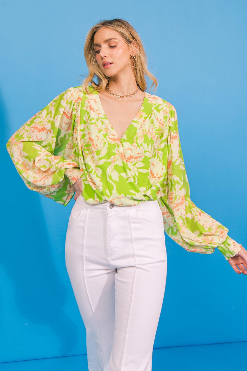 SWEET NOTHINGS WOVEN BODYSUIT.