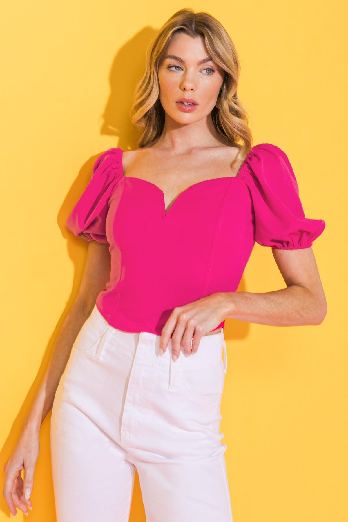RICH FLEX WOVEN CROP TOP - Flying Tomato - TOPS - Flying Tomato