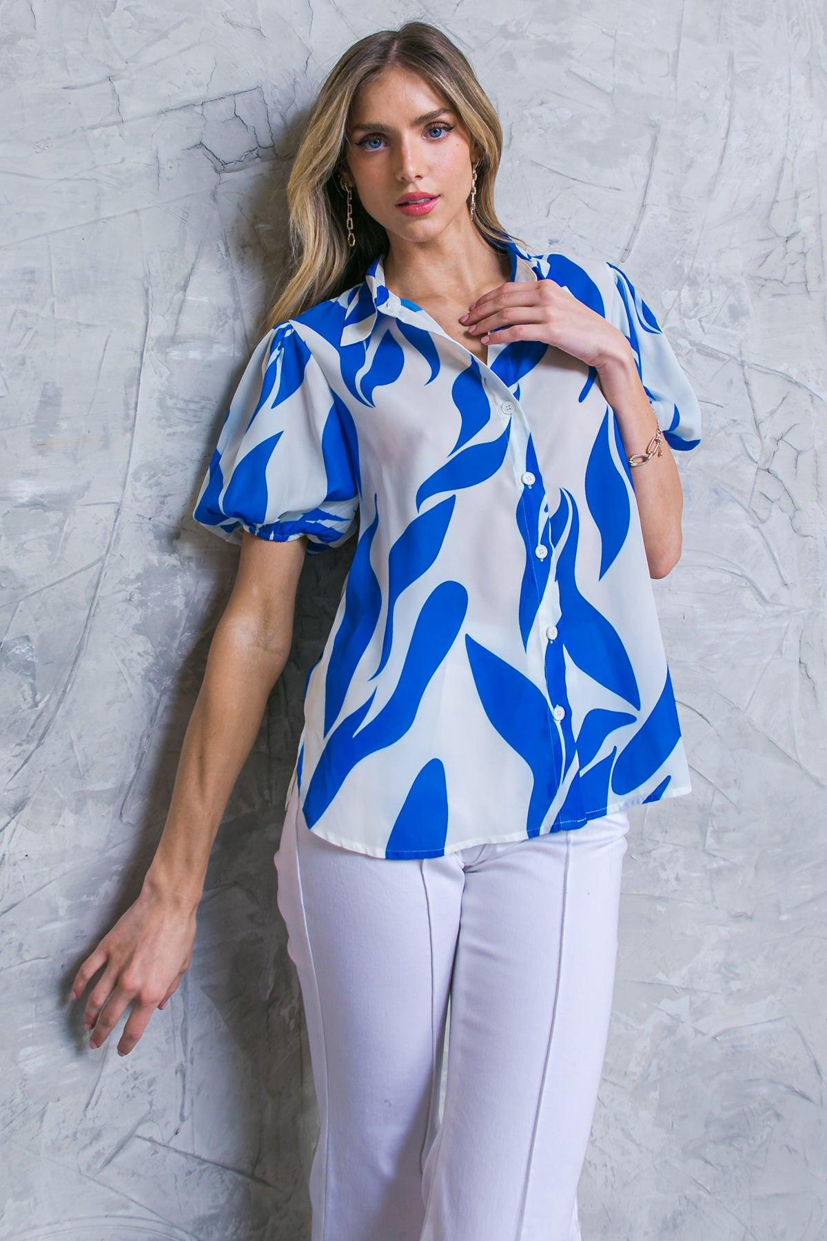 MAJOR CRUSH WOVEN TOP.