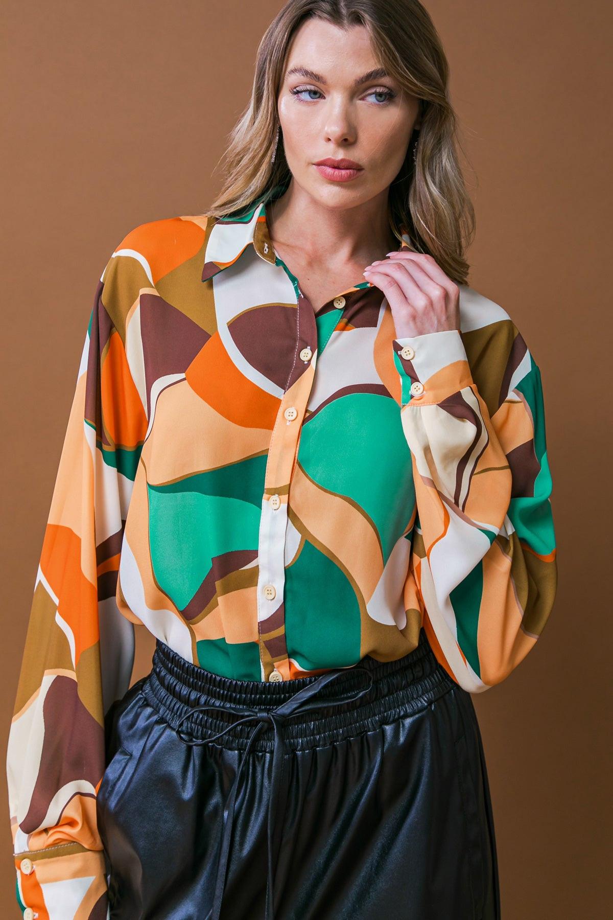 LOVINGLY YOURS WOVEN TOP.