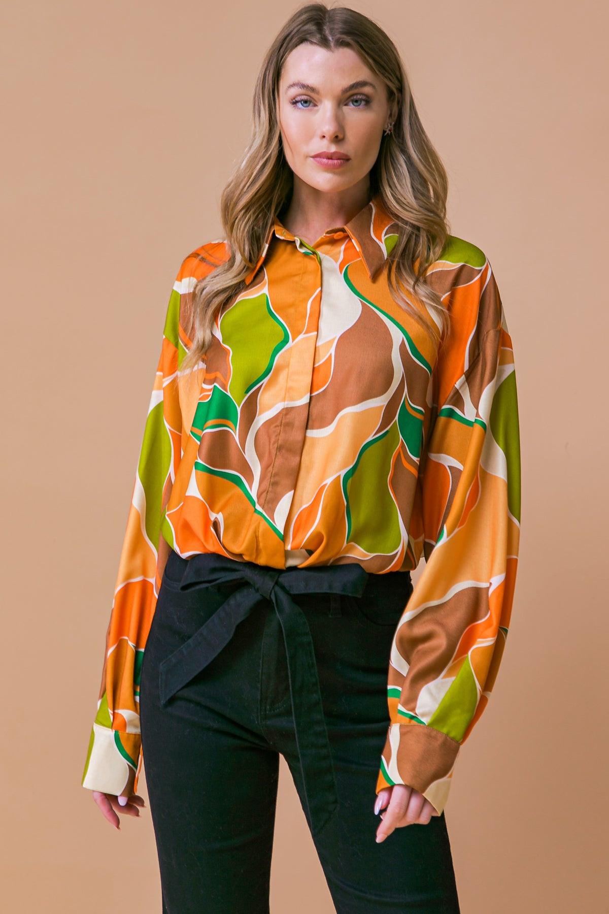 SWEETEST ENTRANCE WOVEN TOP.
