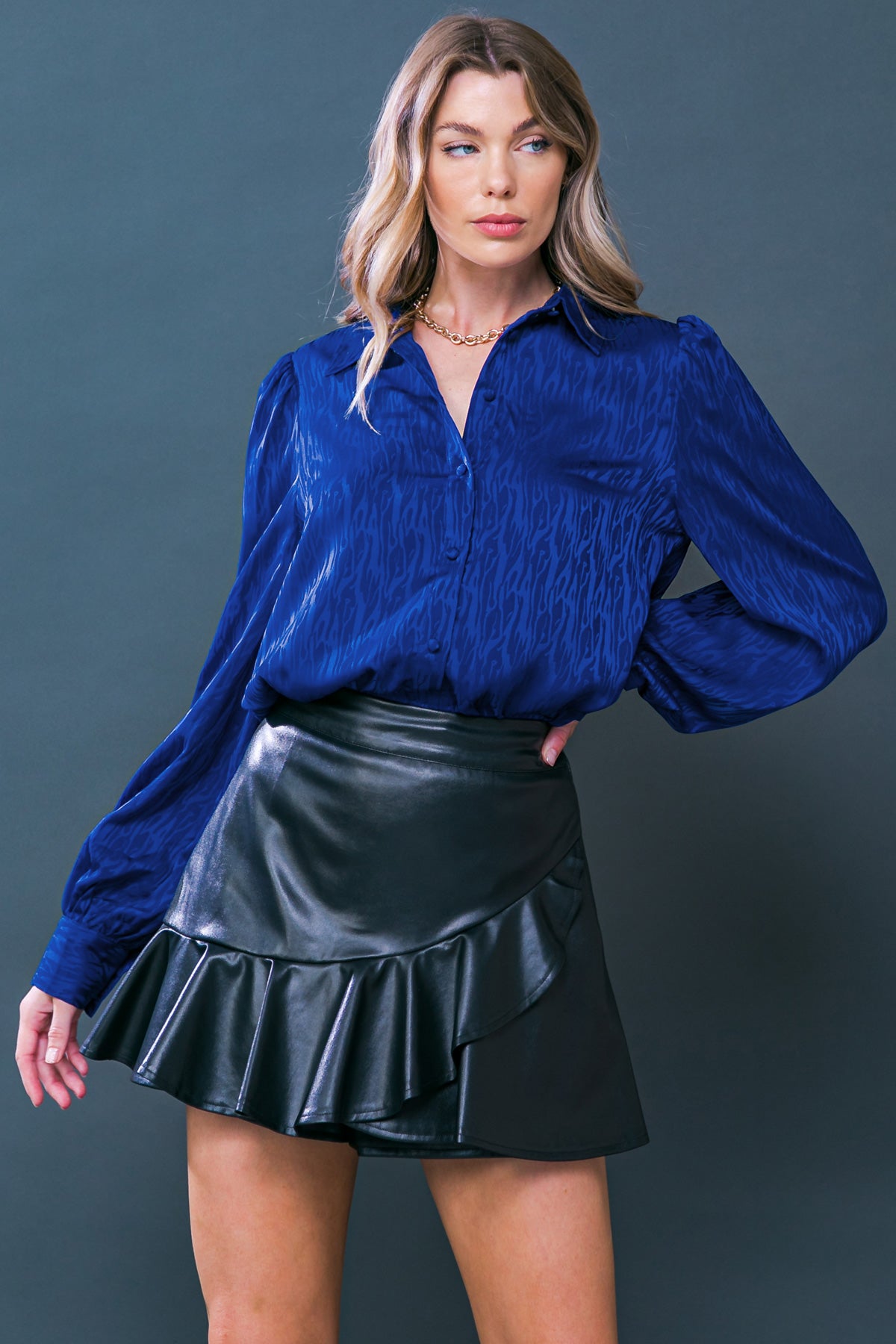 IF YOU KNOW WOVEN TOP