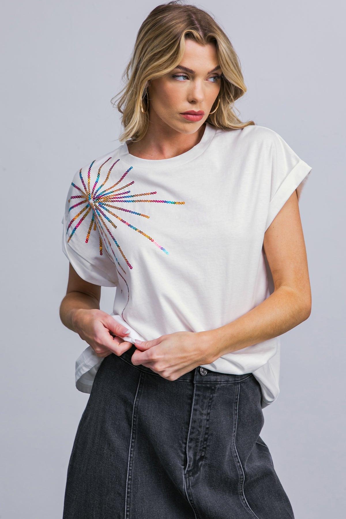 TALK ABOUT BEAUTY KNIT TOP.
