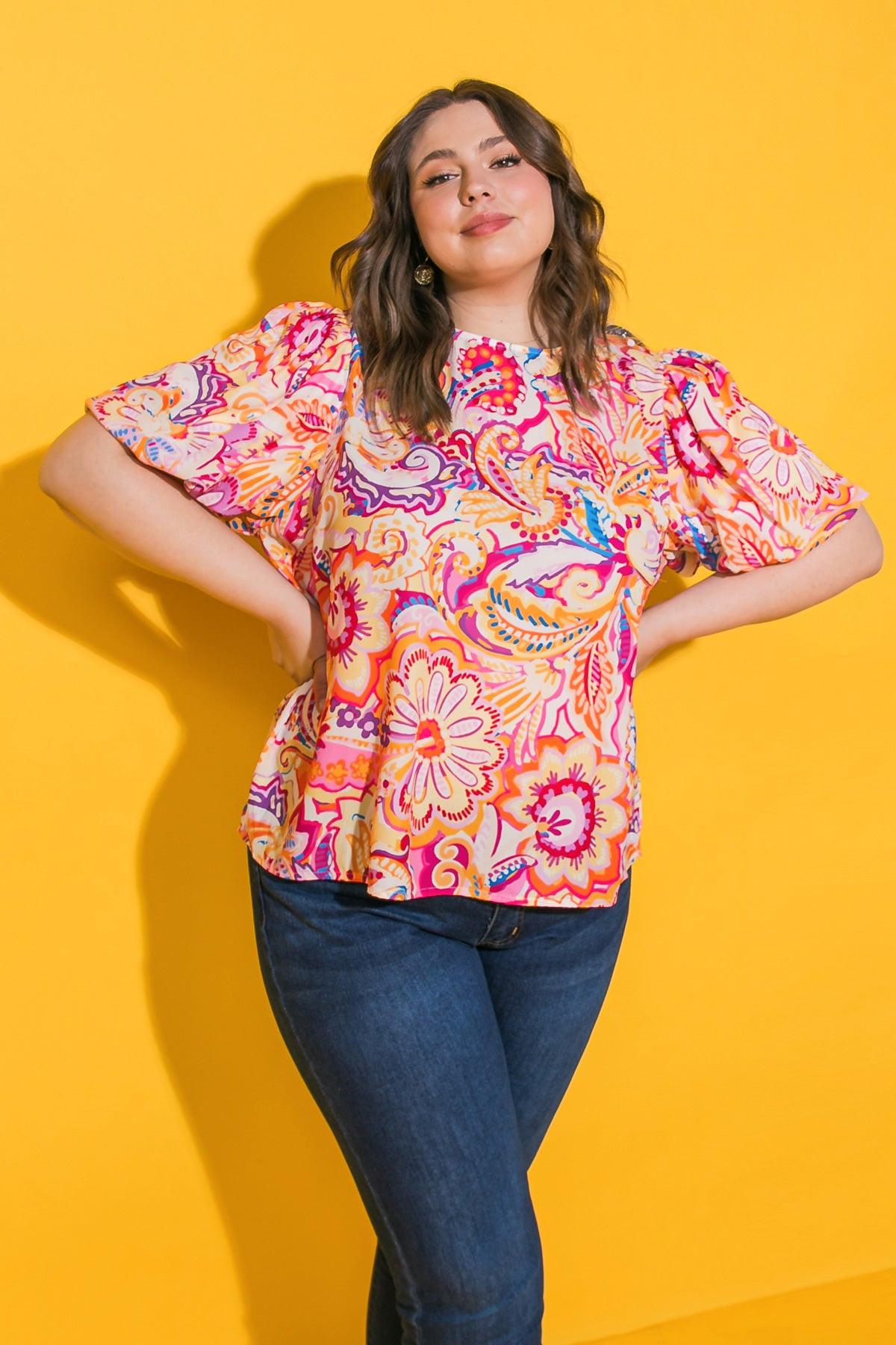 READY TO RUN WOVEN TOP.