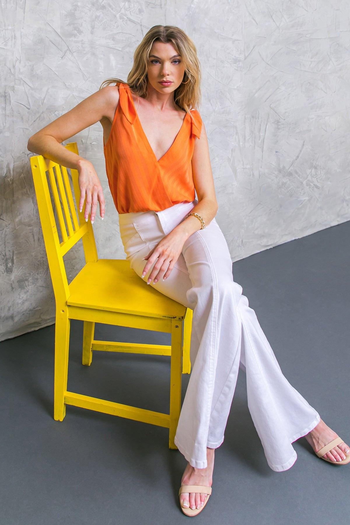 DEEPER CONNECTION WOVEN BODYSUIT.