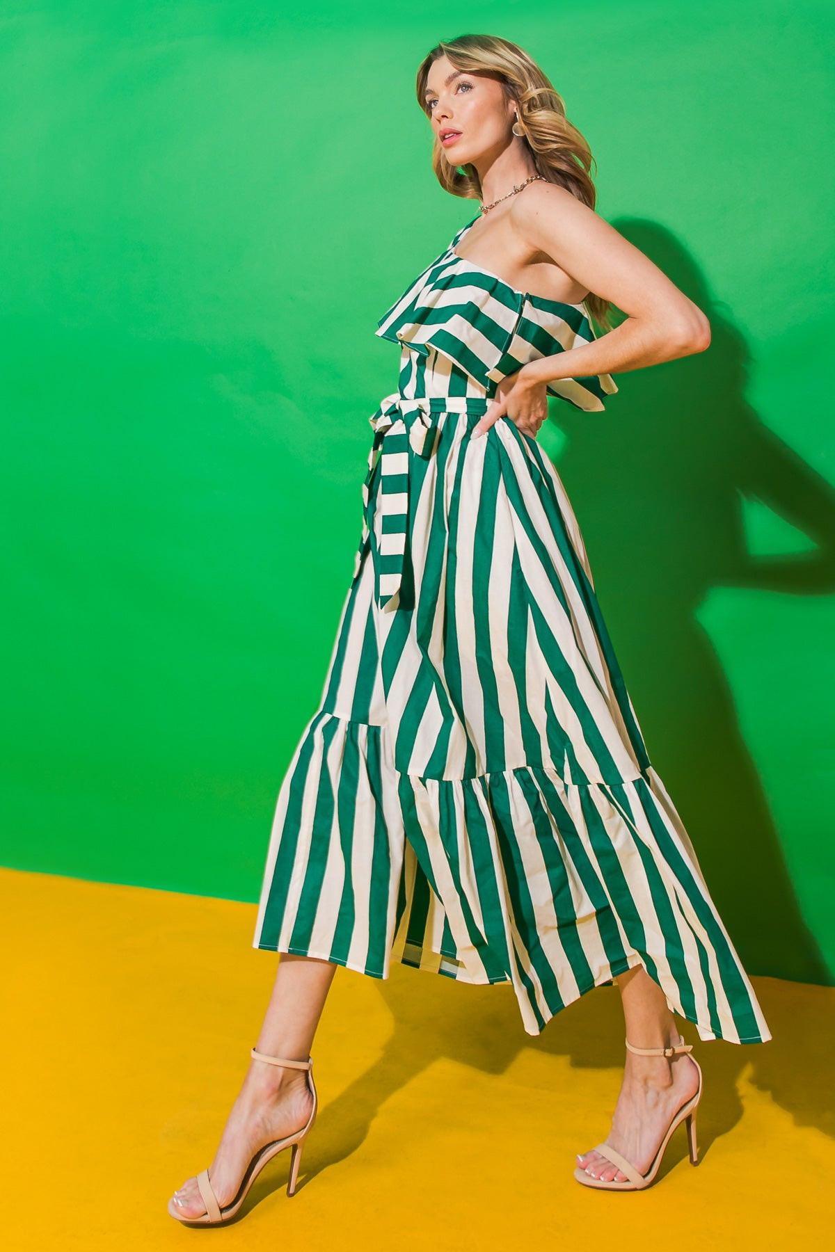 DAYS LIKE THESE POPLIN MIDI DRESS.
