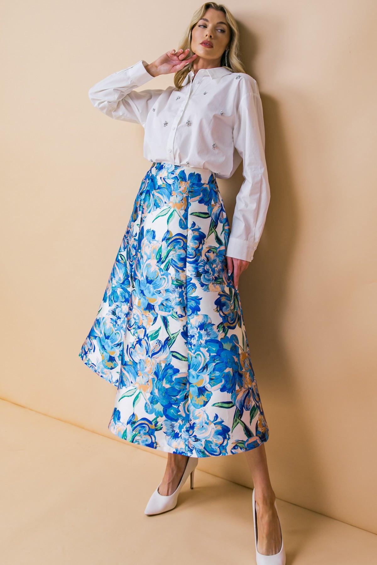LIMITLESS RADIANCE WOVEN SKIRT.