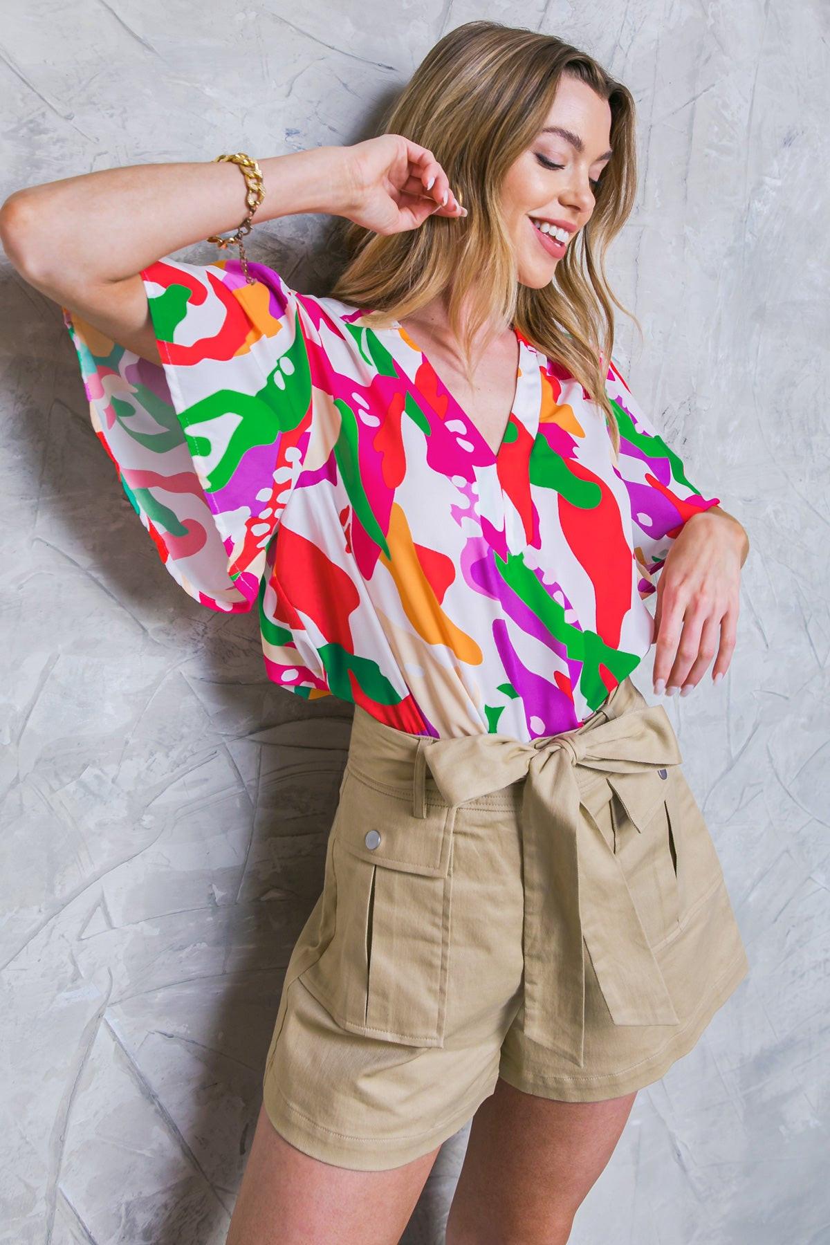 STYLISH SUMMER WOVEN TOP.