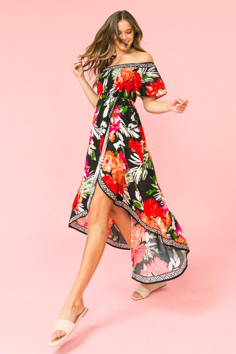 WHAT I LIKE ABOUT YOU FLORAL MIDI DRESS.