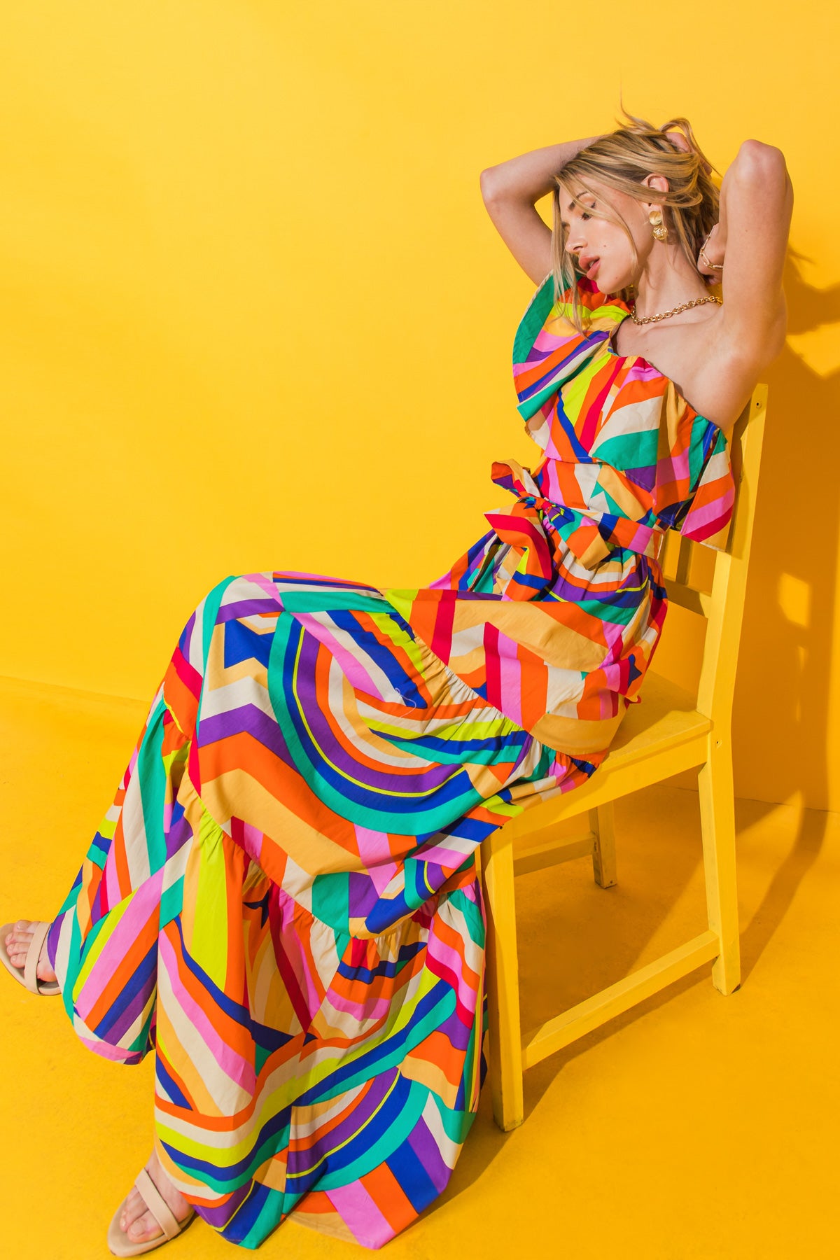 TRANCOSO WOVEN MAXI DRESS
