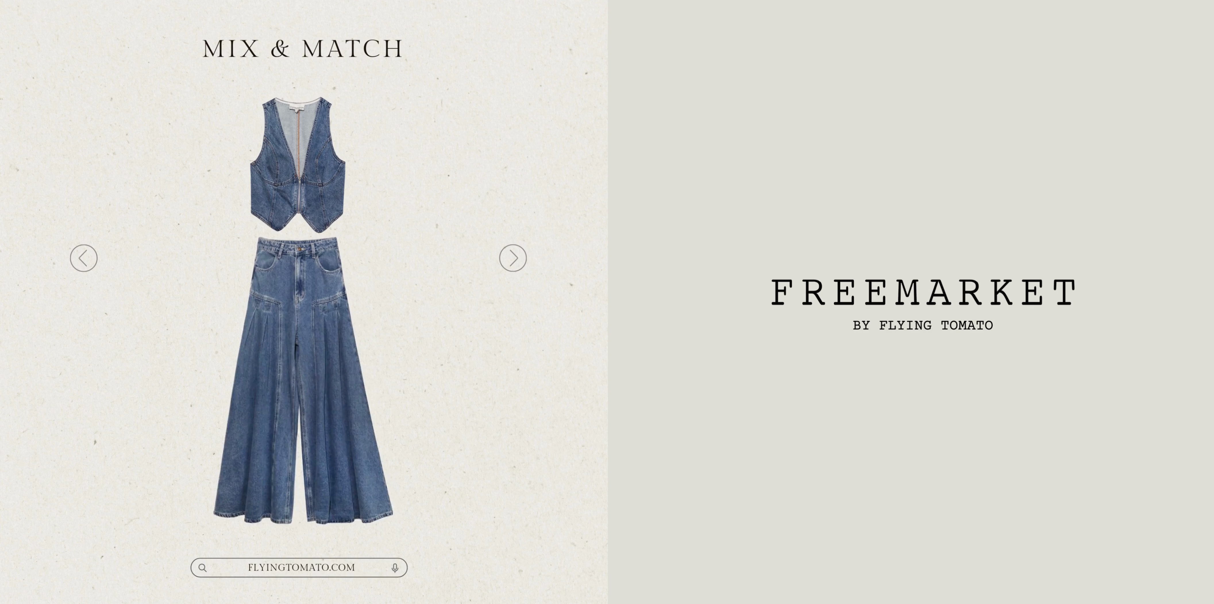 MIX AND MATCH - FREE MARKET BY FLYING TOMATO