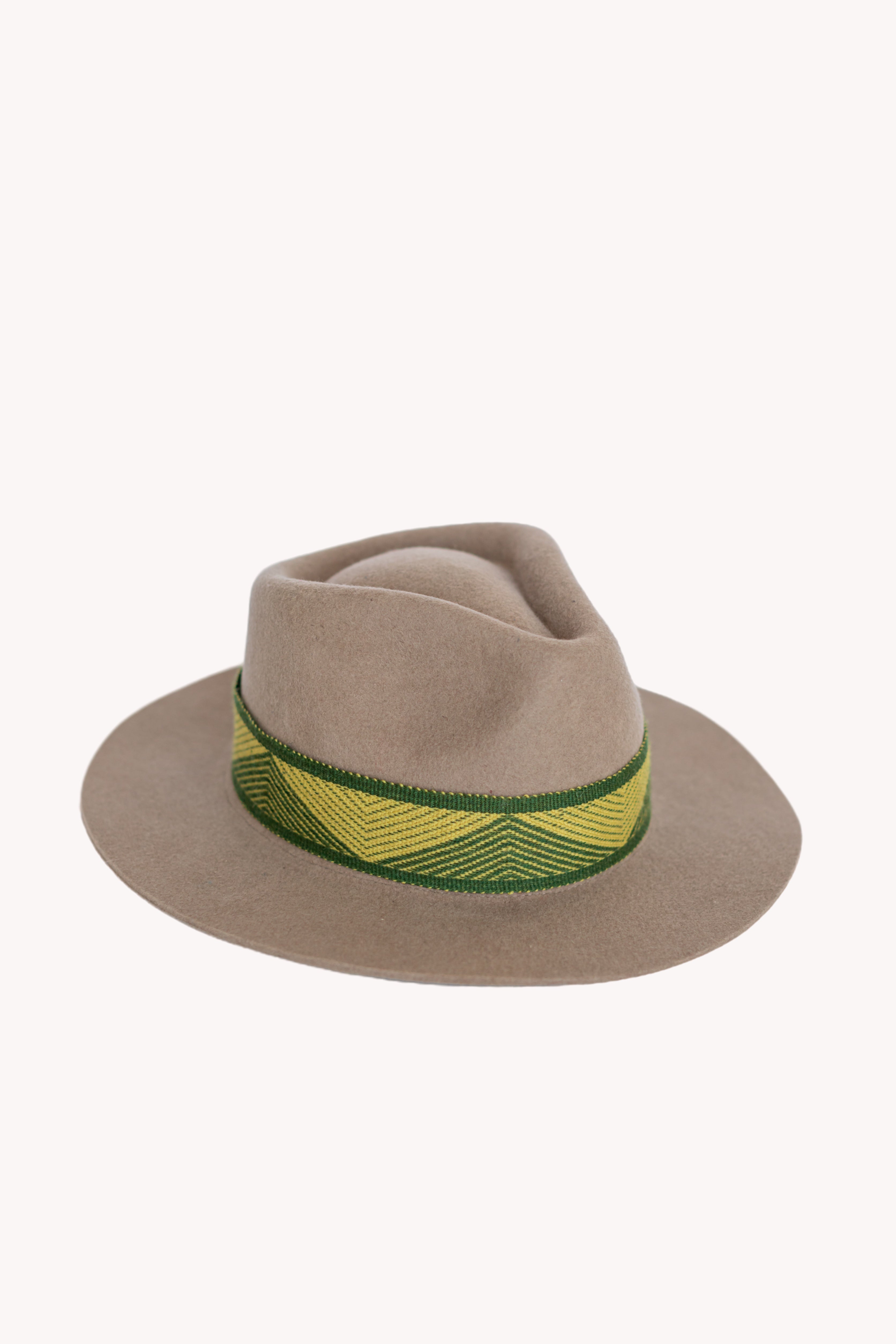Beige Fedora Hat - Flying Tomato - Fedora Style Hat - Andeana Hats