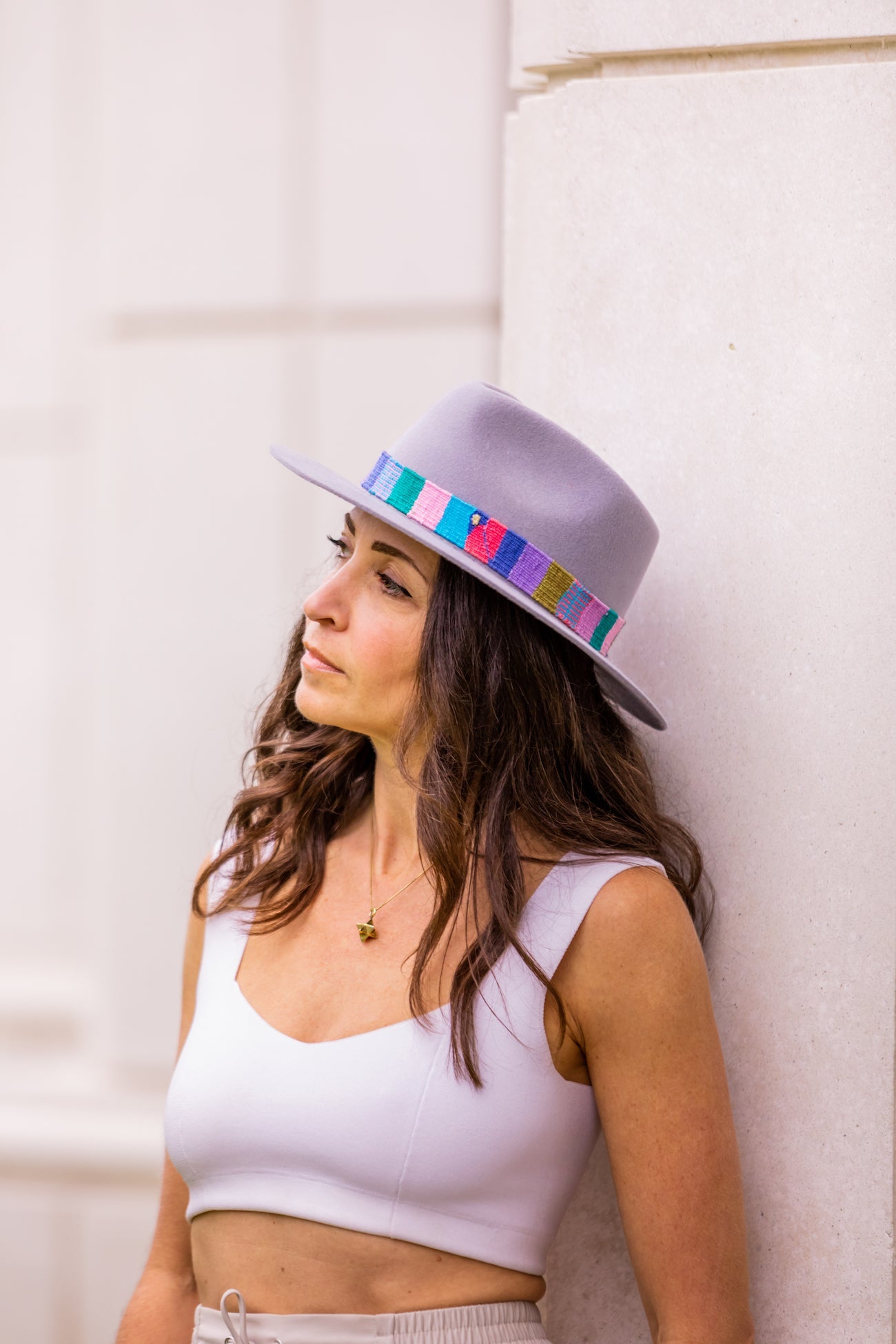 Hazy Lavender Fedora Hat